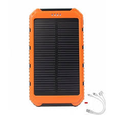 Power Bank แบตเตอรี่สำรองพลังแสงอาทิตย์ 50,000mAh